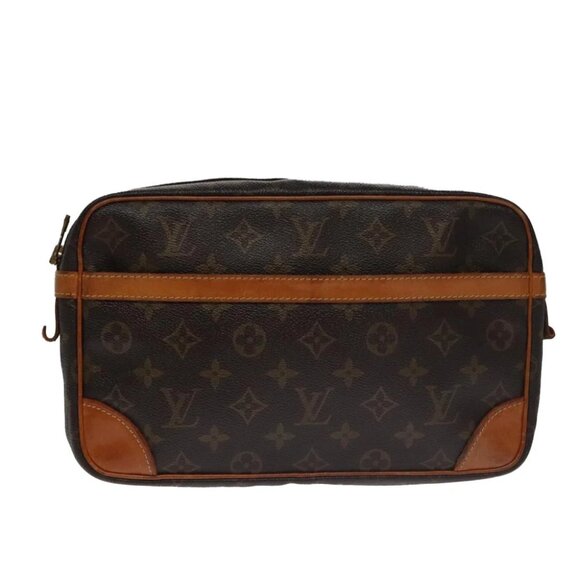 LOUIS VUITTON Monogram Compiegne 28 Clutch Bag - Picture 1 of 16